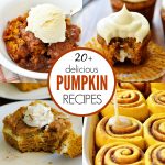20+ Delicious Pumpkin Recipes
