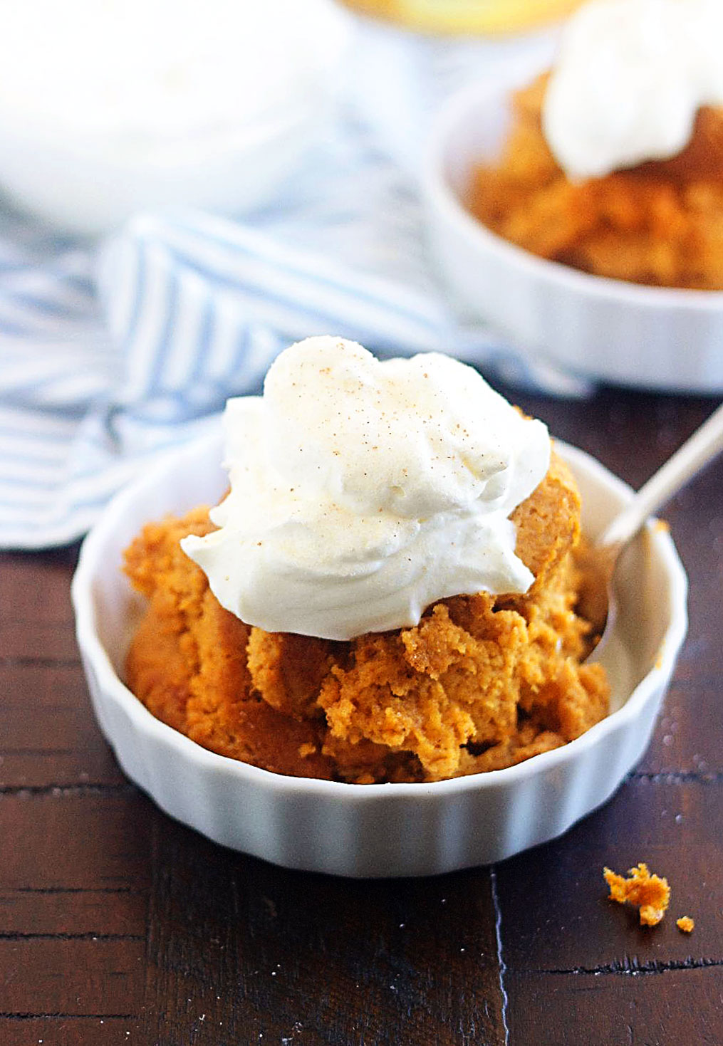 Pumpkin Pie Pudding is a sweet, creamy pudding full of pumpkin flavor all made in a slow cooker. Life-in-the-Lofthouse.com