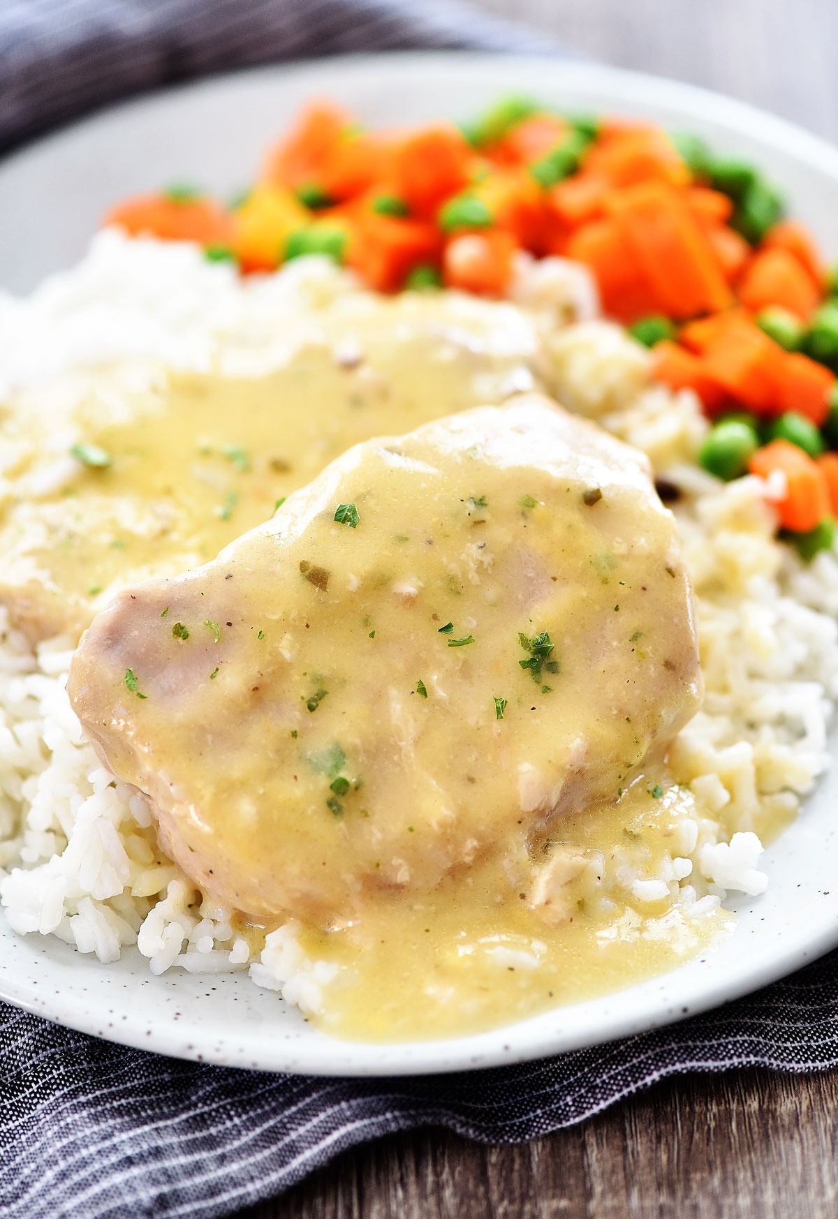 Slow Cooker Creamy Ranch Pork Chops - Life In The Lofthouse