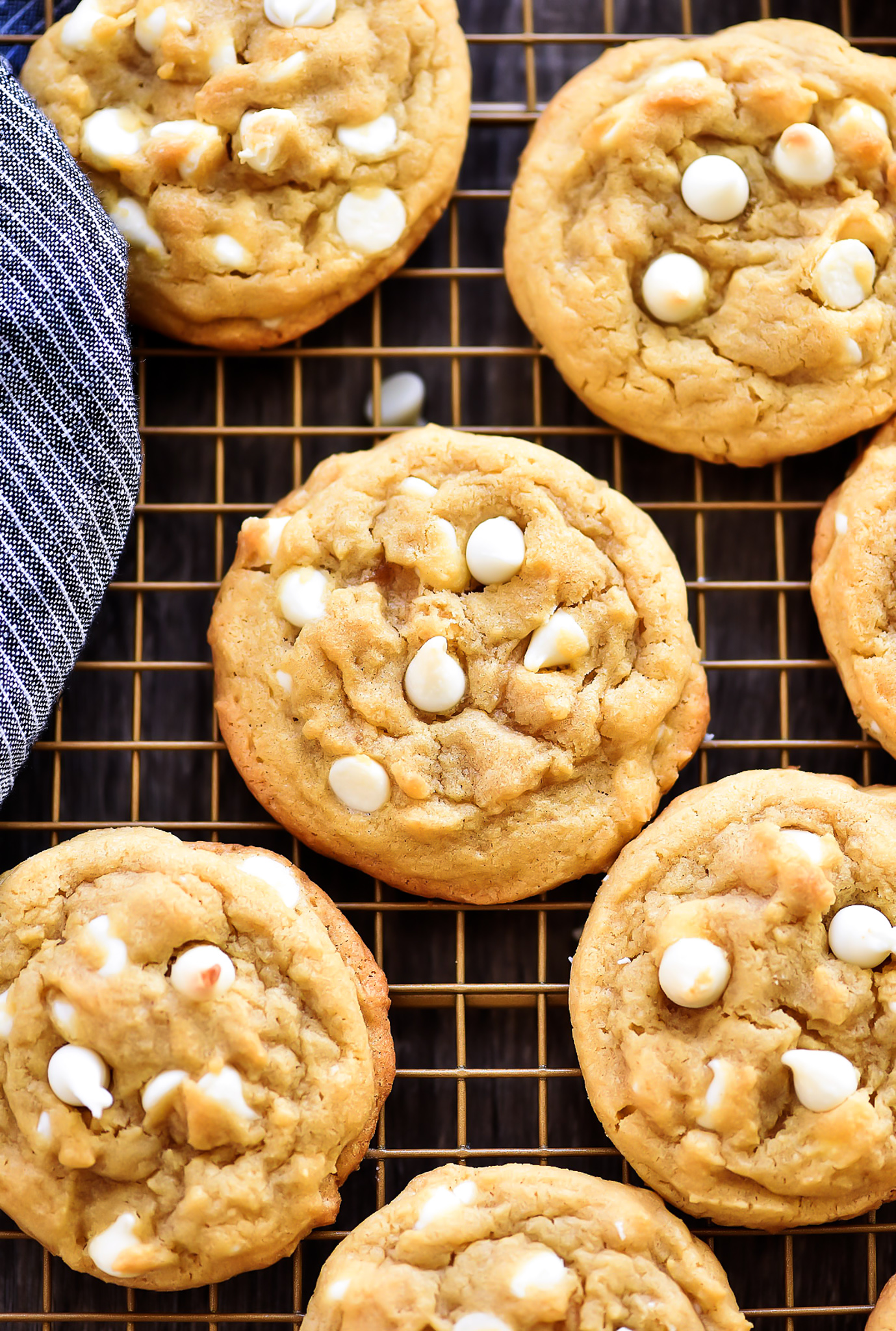 White Chocolate Chip Pudding Cookies are award-winning cookies. They are loaded with white chocolate flavor and are soft, chewy and absolutely amazing!
