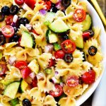 California Pasta Salad is a delicious pasta salad filled with fresh vegetables, Italian dressing and parmesan cheese. Life-in-the-Lofthouse.com