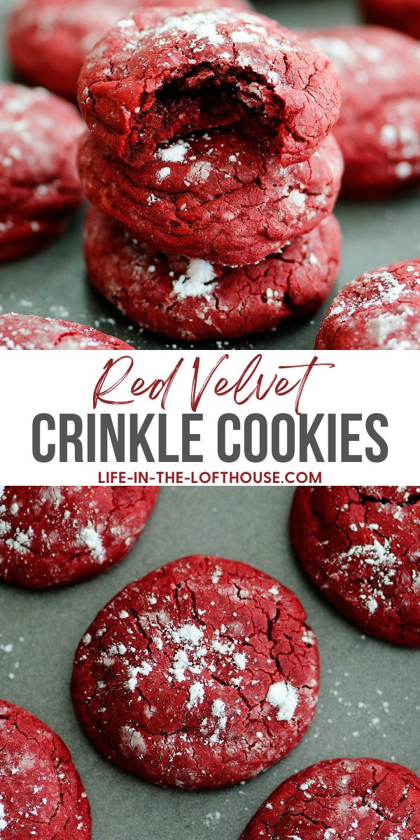 Red Velvet Cake Mix Cookies