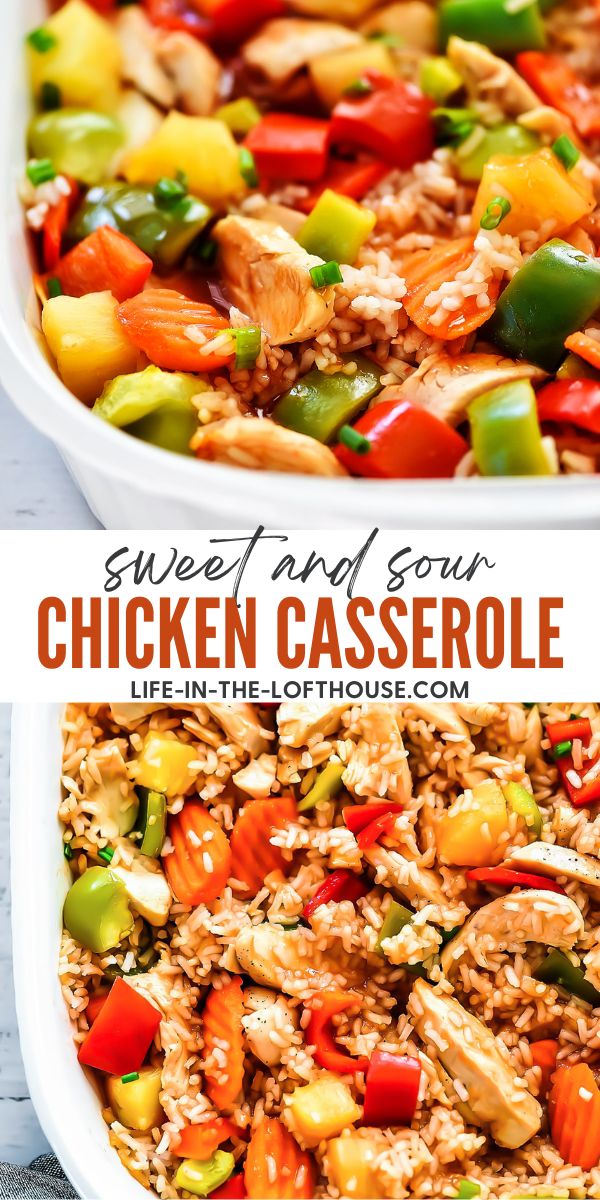 Delicious Sweet and Sour Chicken Casserole