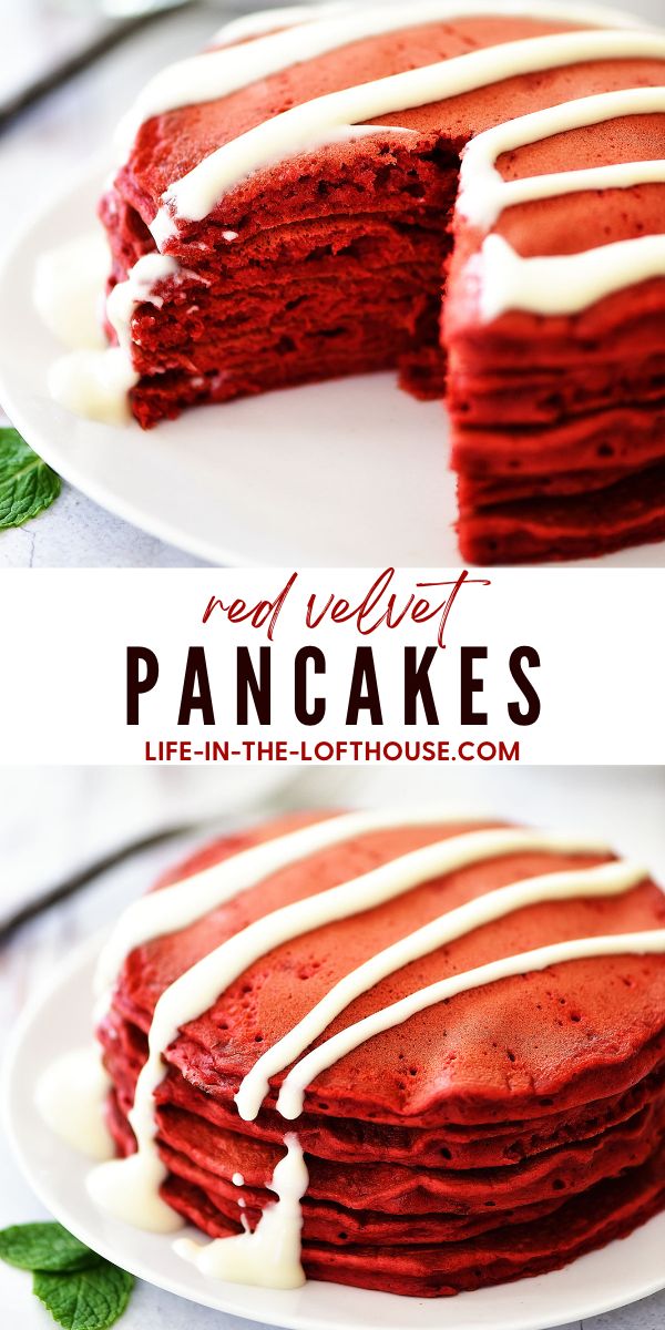 Easy Red Velvet Pancakes