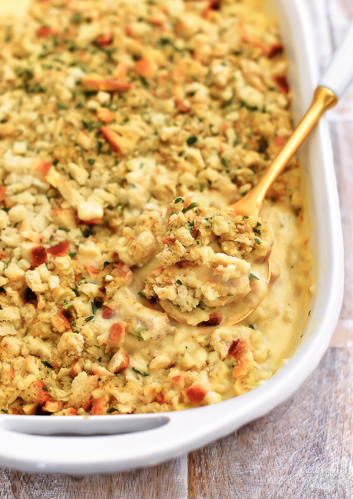 Chicken Bake with Stuffing