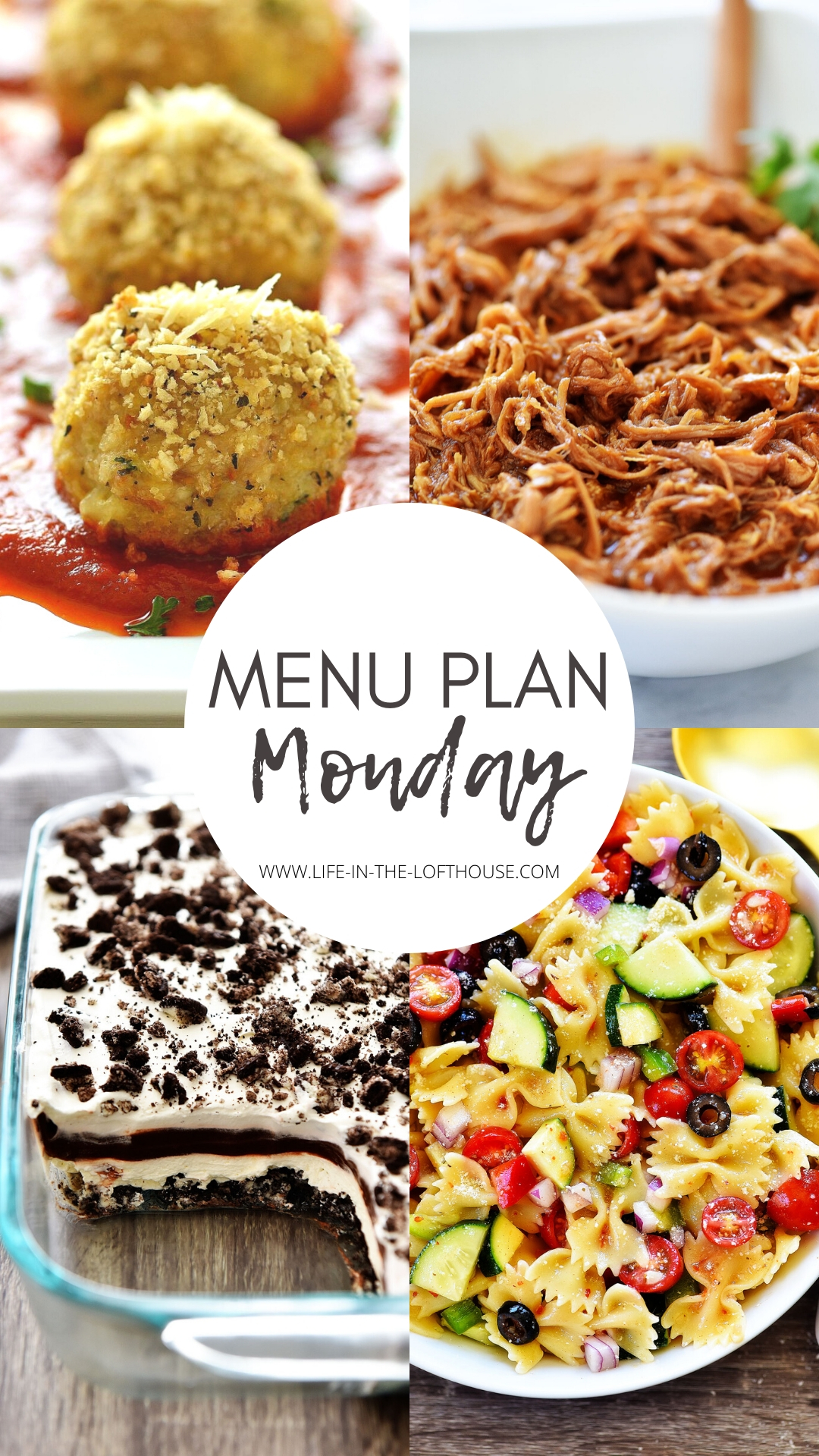 Menu Plan Monday is a menu of weekly dinner ideas. Each menu includes six dinners and one dessert. Life-in-the-Lofthouse.com