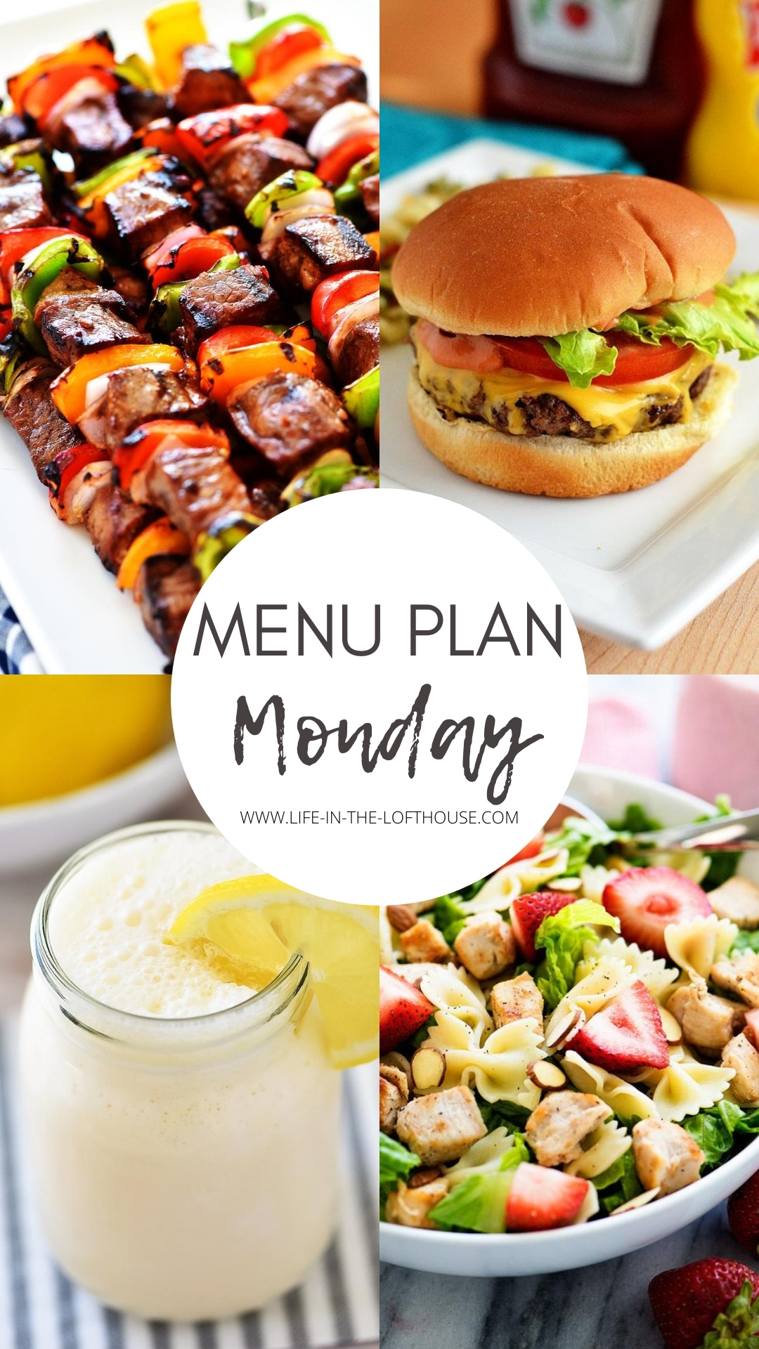 Menu Plan Monday is a three step guide to getting home cooked meals on the table for your family. Each menu includes six dinner recipes and one dessert. Life-in-the-Lofthouse.com