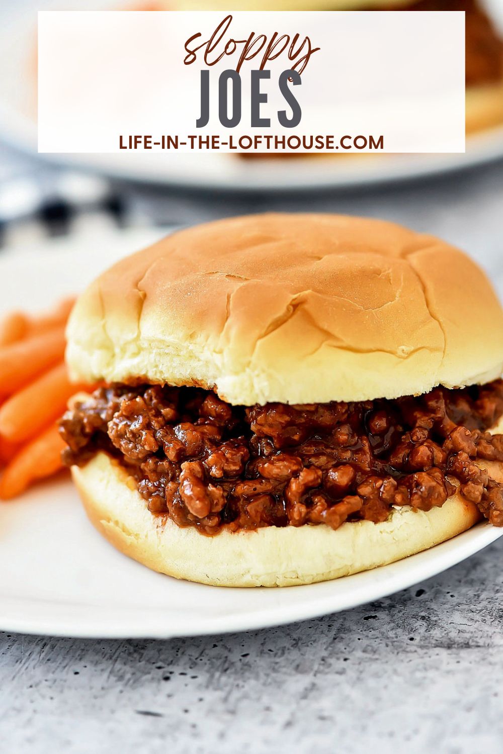 Sloppy Joes start with a homemade beef mixture that is packed with flavor and stuffed between a hamburger bun. Life-in-the-Lofthouse.com