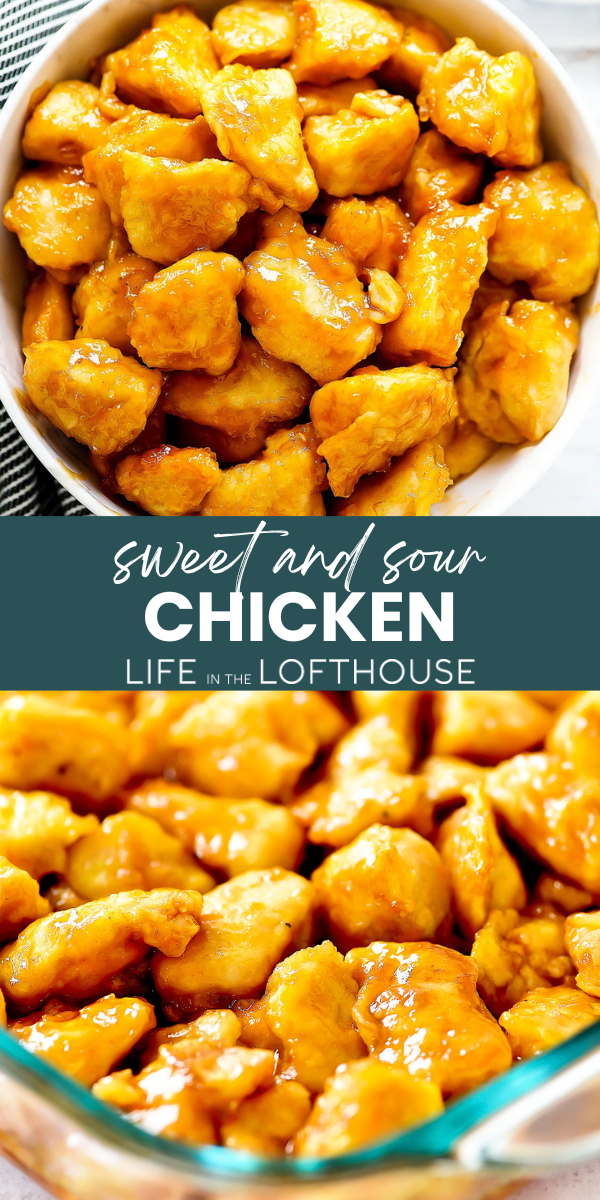 Sweet and Sour Chicken Pinterest Pin