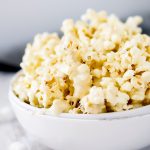 Marshmallow popcorn is warm popcorn covered in a gooey mixture of brown sugar, butter and marshmallows. Life-in-the-Lofthouse.com