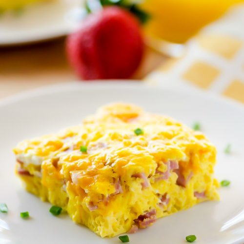 Baked Ham and Cheese Omelette - Life In The Lofthouse