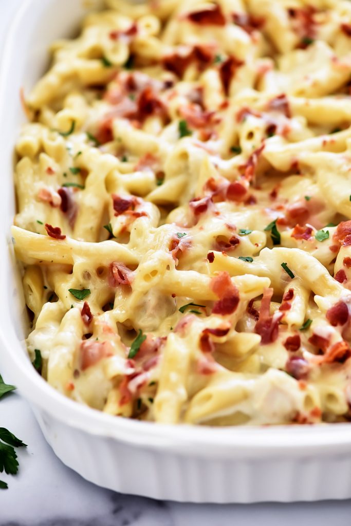  Chicken Bacon Ranch Baked Penne
