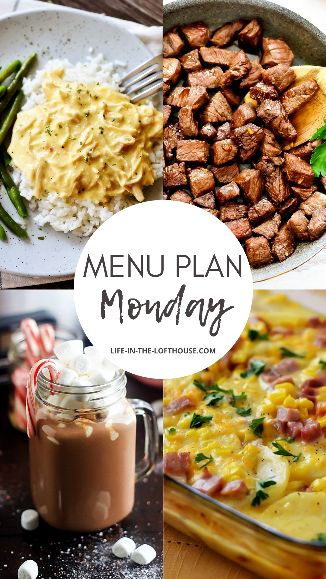 Menu Plan Monday is an easy dinner menu filled with six dinner recipes and one dessert. Life-in-the-Lofthouse.com