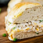 Chicken stuffed french bread is packed full of flavor with chicken, ranch dressing, loads of cheese and green onion. Life-in-the-Lofthouse.com