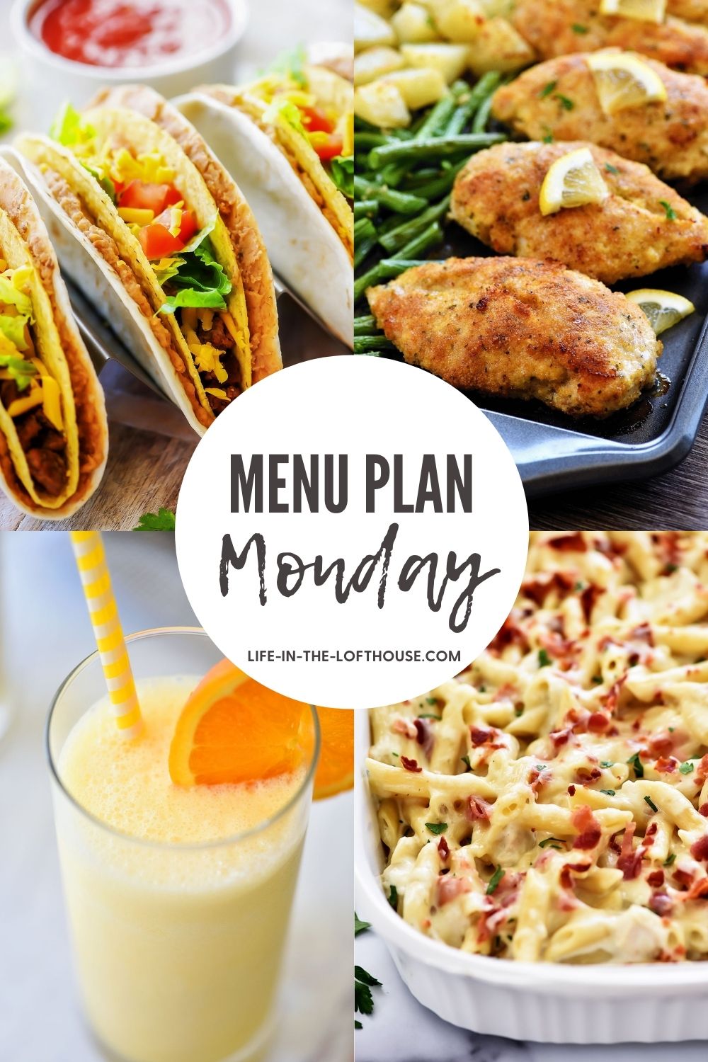 Menu Plan Monday is a list of delicious recipes. Life-in-the-Lofthouse.com