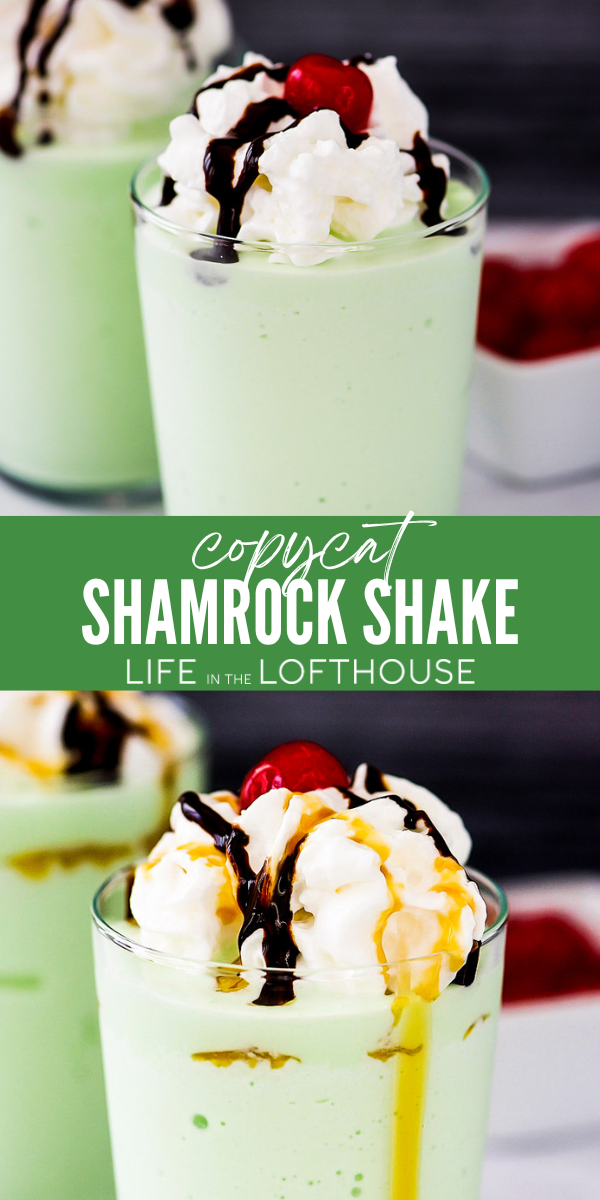 Copycat Shamrock Shake Pinterest Pin
