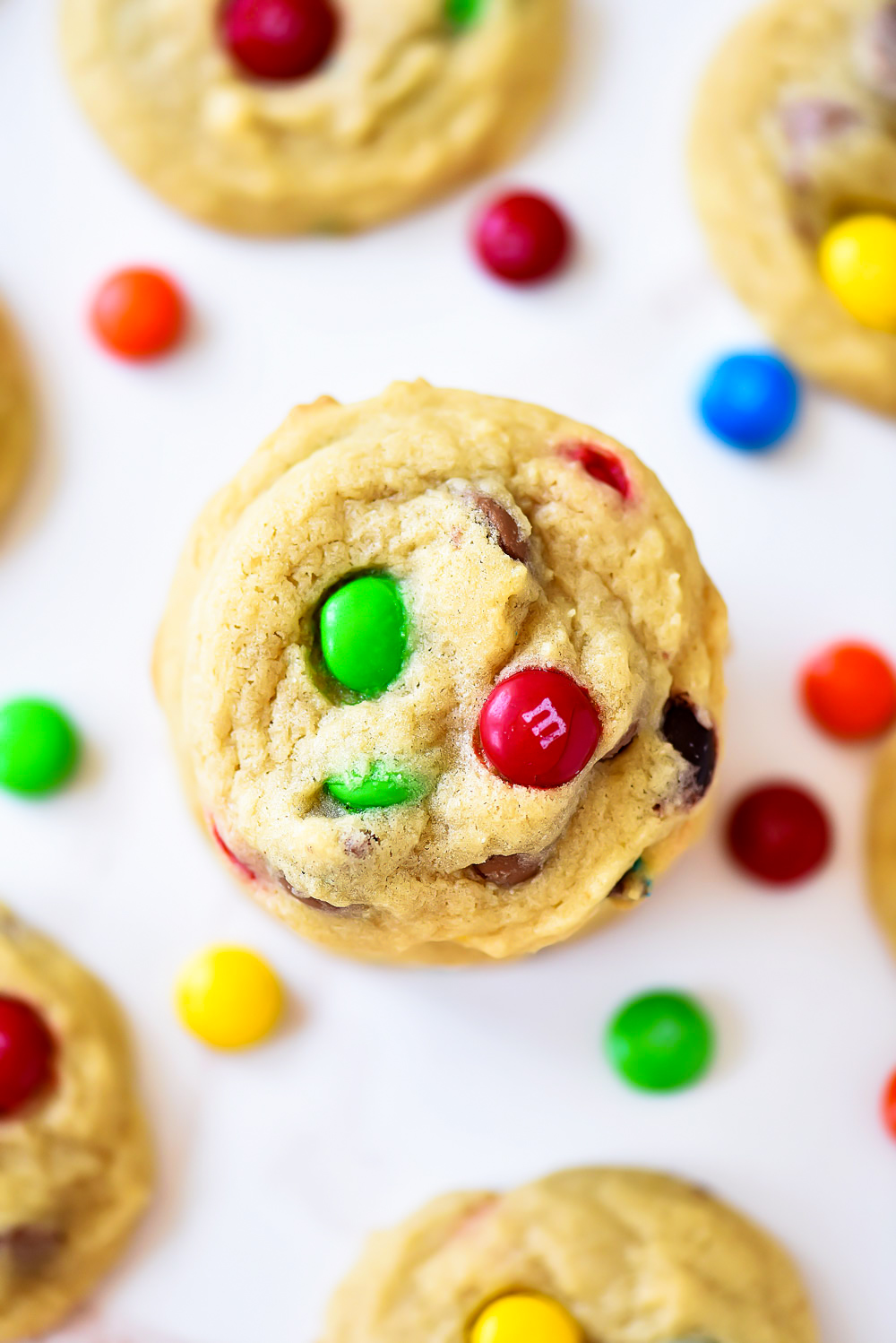 These cookies are so soft and chewy and filled with chocolate chips and rainbow M&M's. Life-in-the-Lofthouse.com