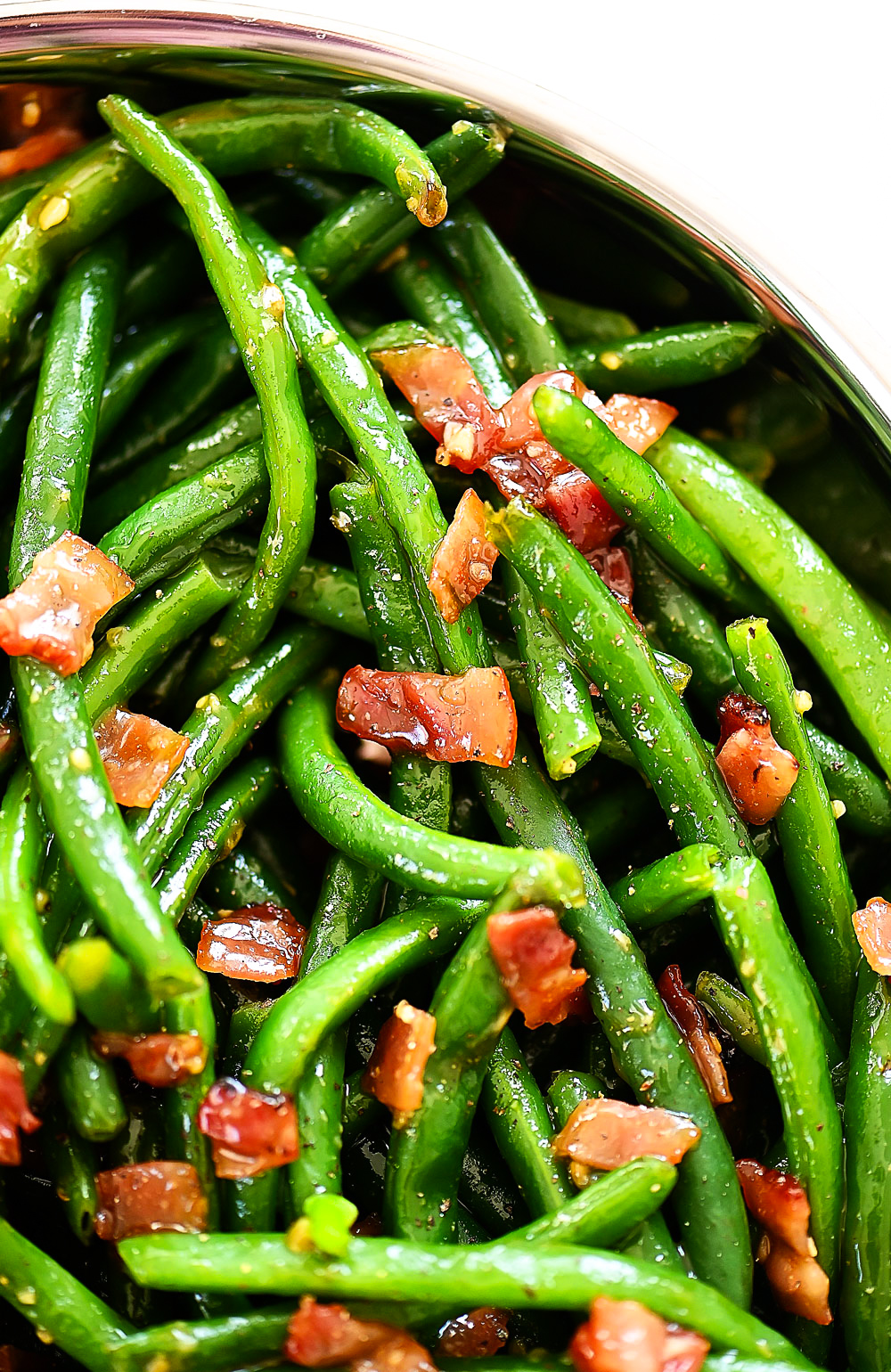 Green Beans with brown sugar and bacon.