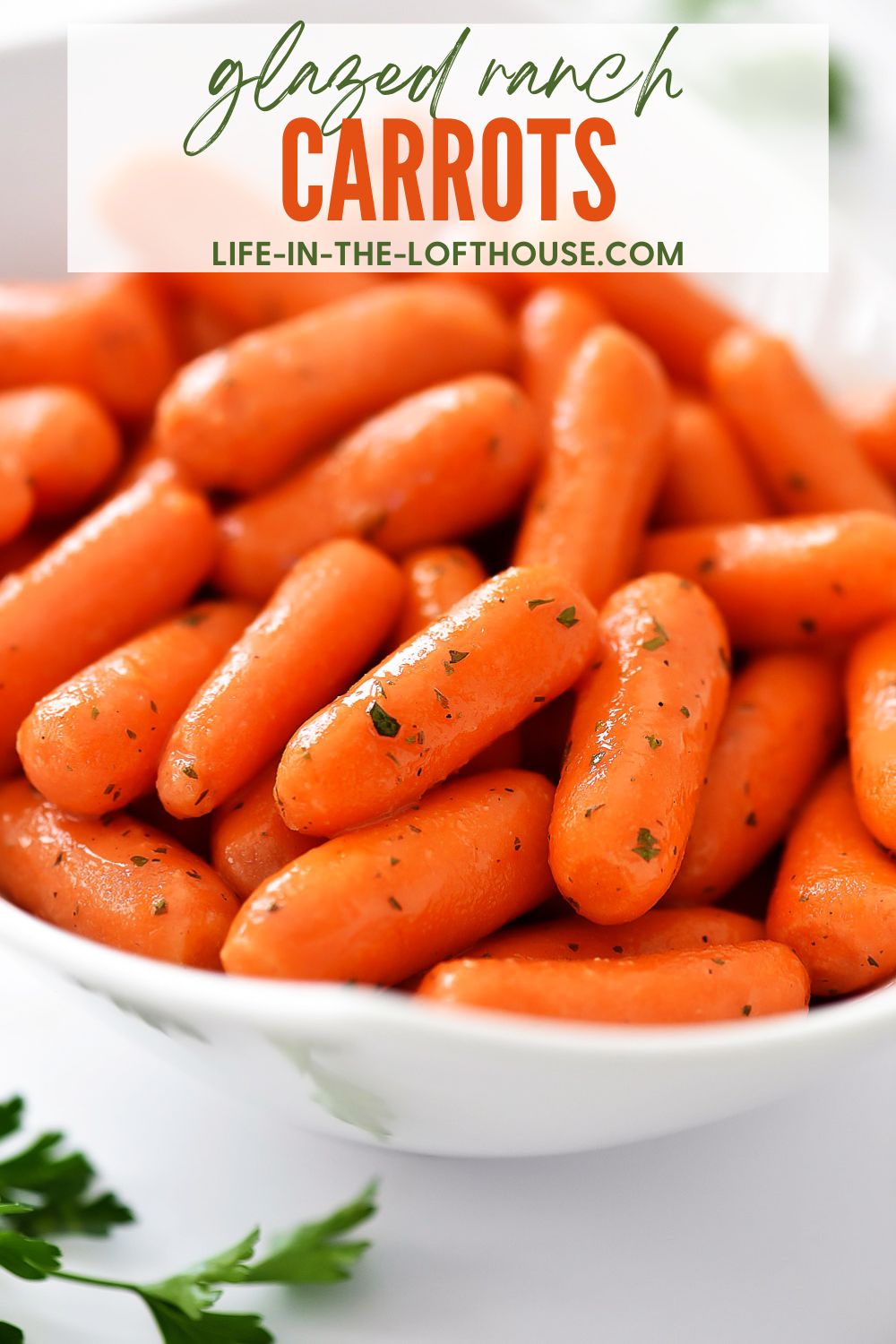 Glazed ranch carrots are buttery carrots with ranch dressing flavor. Life-in-the-Lofthouse.com
