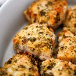 Tender chicken breasts that are coated in Italian seasonings roasted in the oven. Life-in-the-Lofthouse.com