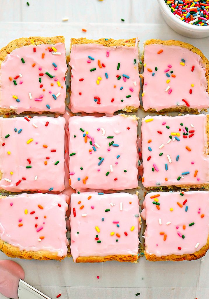 Cake Batter Blondies - Life In The Lofthouse