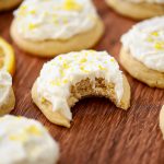 Lemon Sugar Cookies with Lemon Frosting