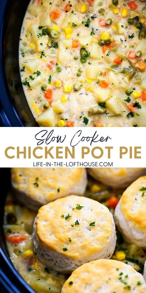 Slow Cooker Chicken Pot Pie
