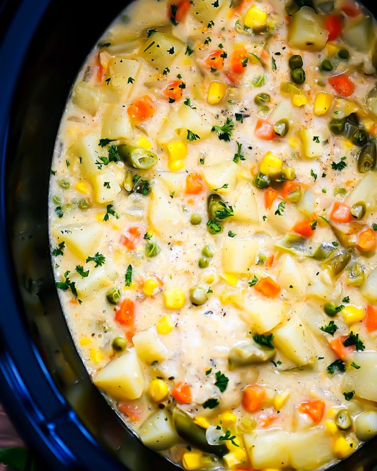Slow Cooker Chicken Pot Pie - Life In The Lofthouse