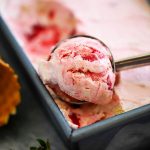 Easy Strawberry Cheesecake Ice Cream (no machine required)