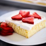 Strawberry Shortcake Sheet Cake