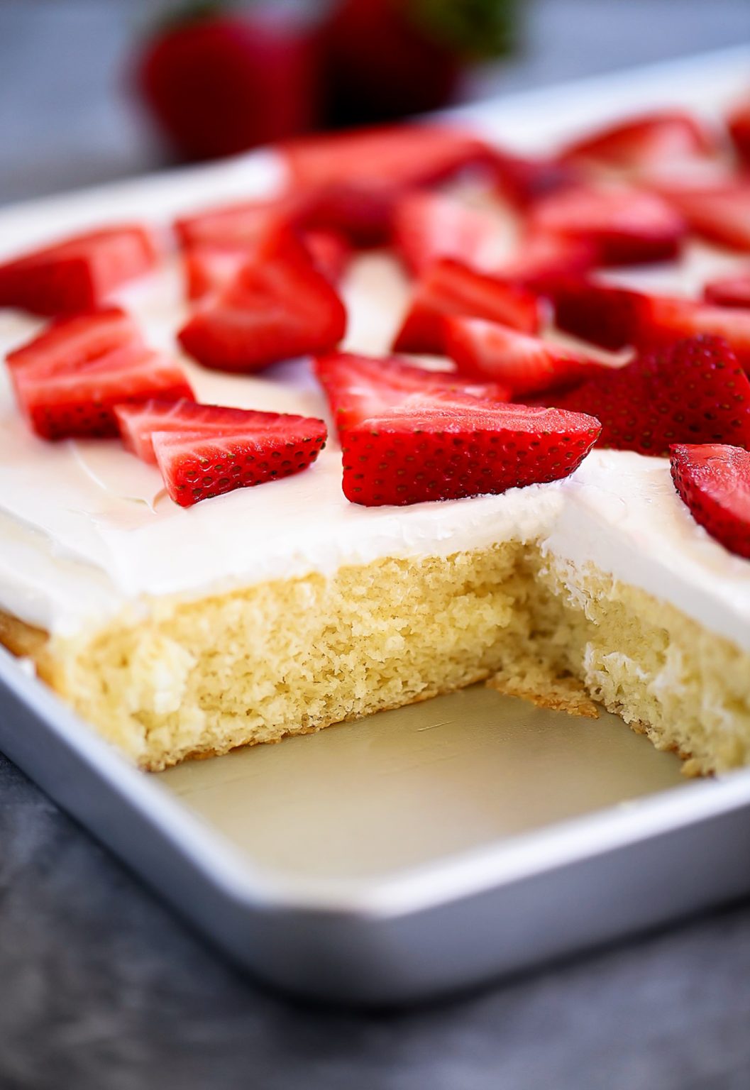 Strawberry Shortcake Sheet Cake - Life In The Lofthouse