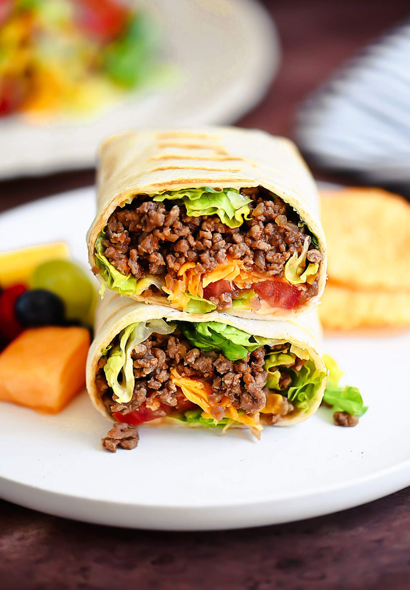 Grilled Cheeseburger Wraps - Camping Meals