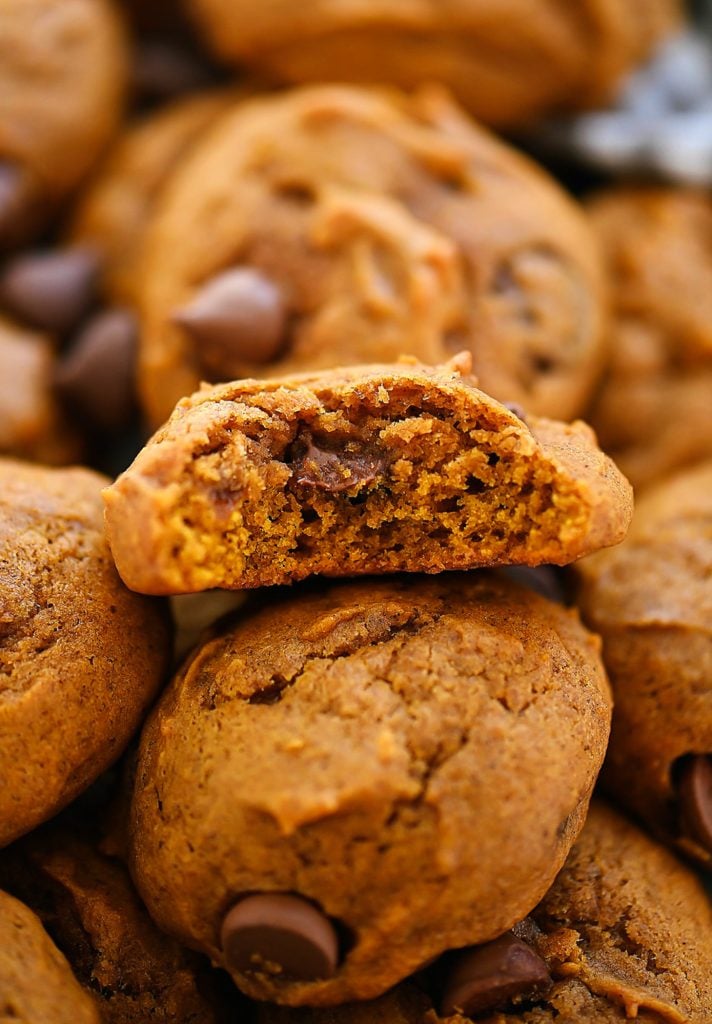 Chocolate Chip Cookies with Pumpkin