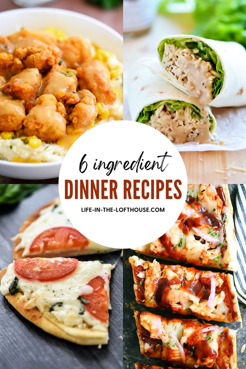 Six ingredients or less dinner recipes.
