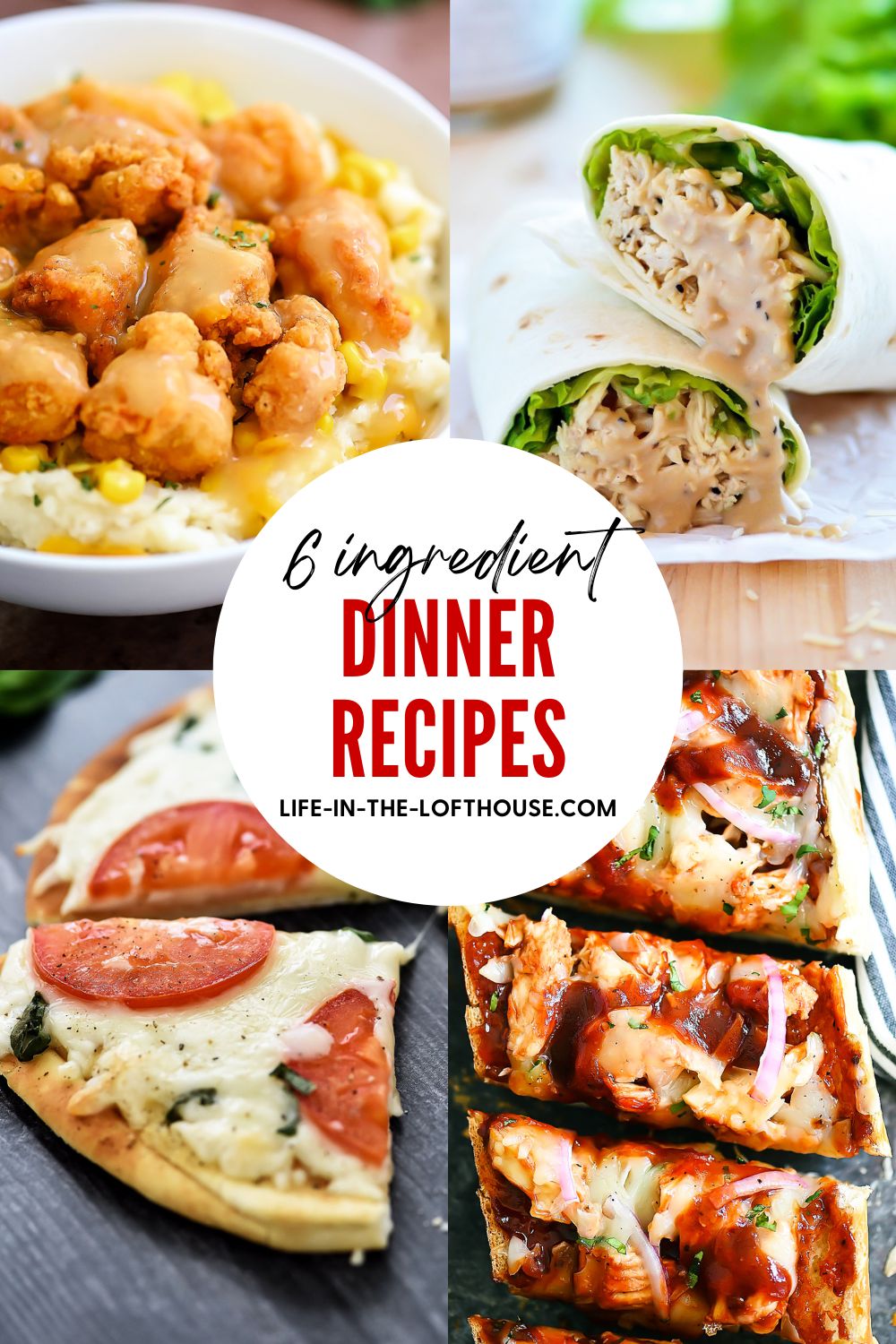 Six ingredients or less Delicious Dinner Recipes