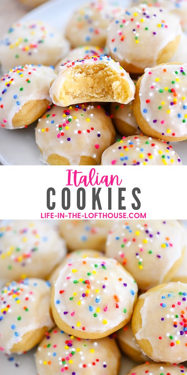 Soft and delicious homemade Italian Cookies