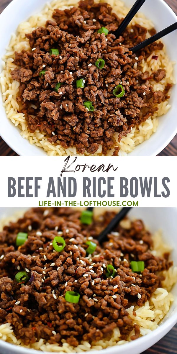 Beef and Rice Bowls