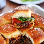 Cheeseburger Sliders with Bacon