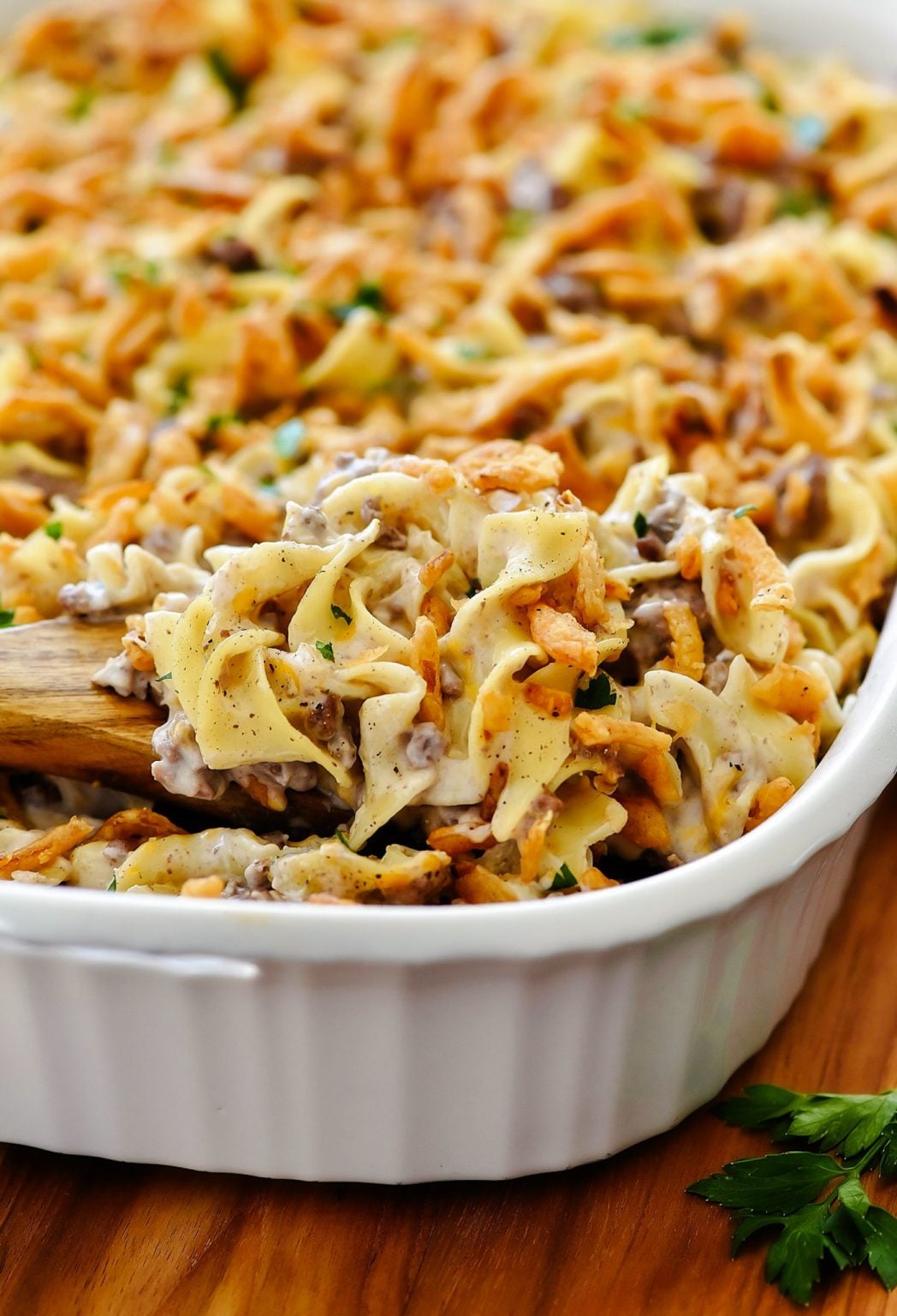 French Onion Beef Casserole