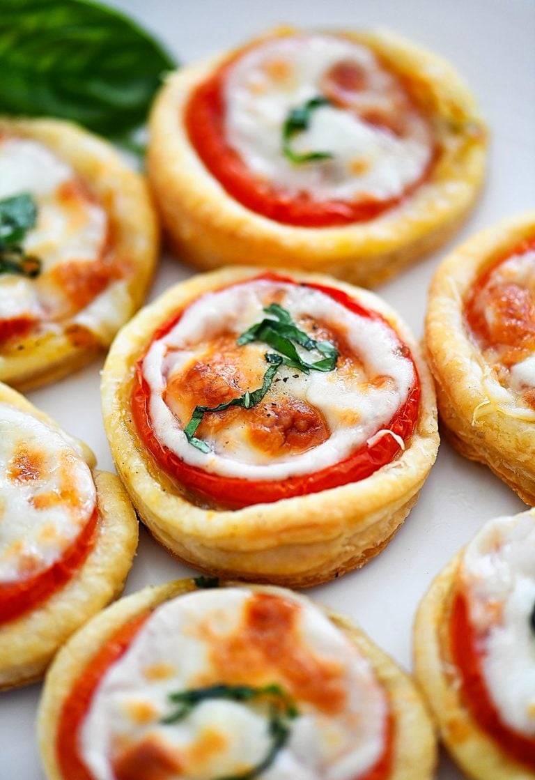 Tomato and Mozzarella Tarts