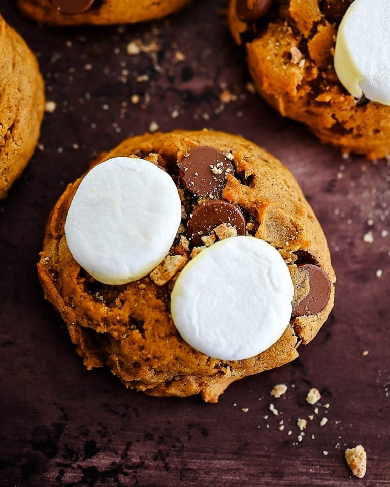 The Best Pumpkin S'mores Cookies