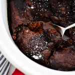 Lava Cake baked in the slow cooker.