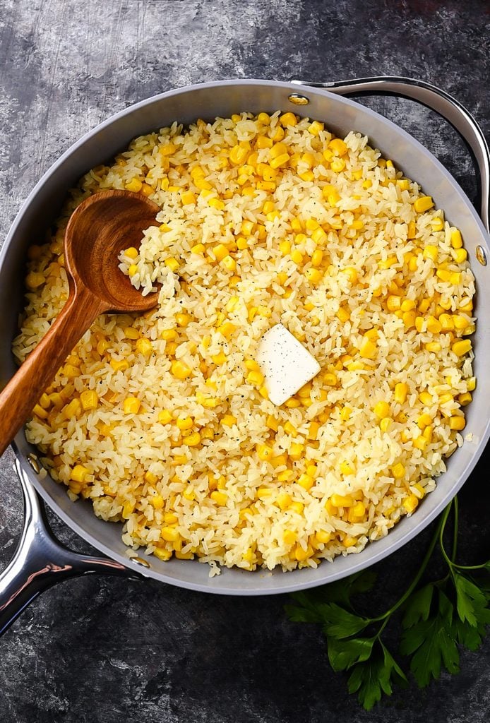 Buttered Corn Rice - Life In The Lofthouse