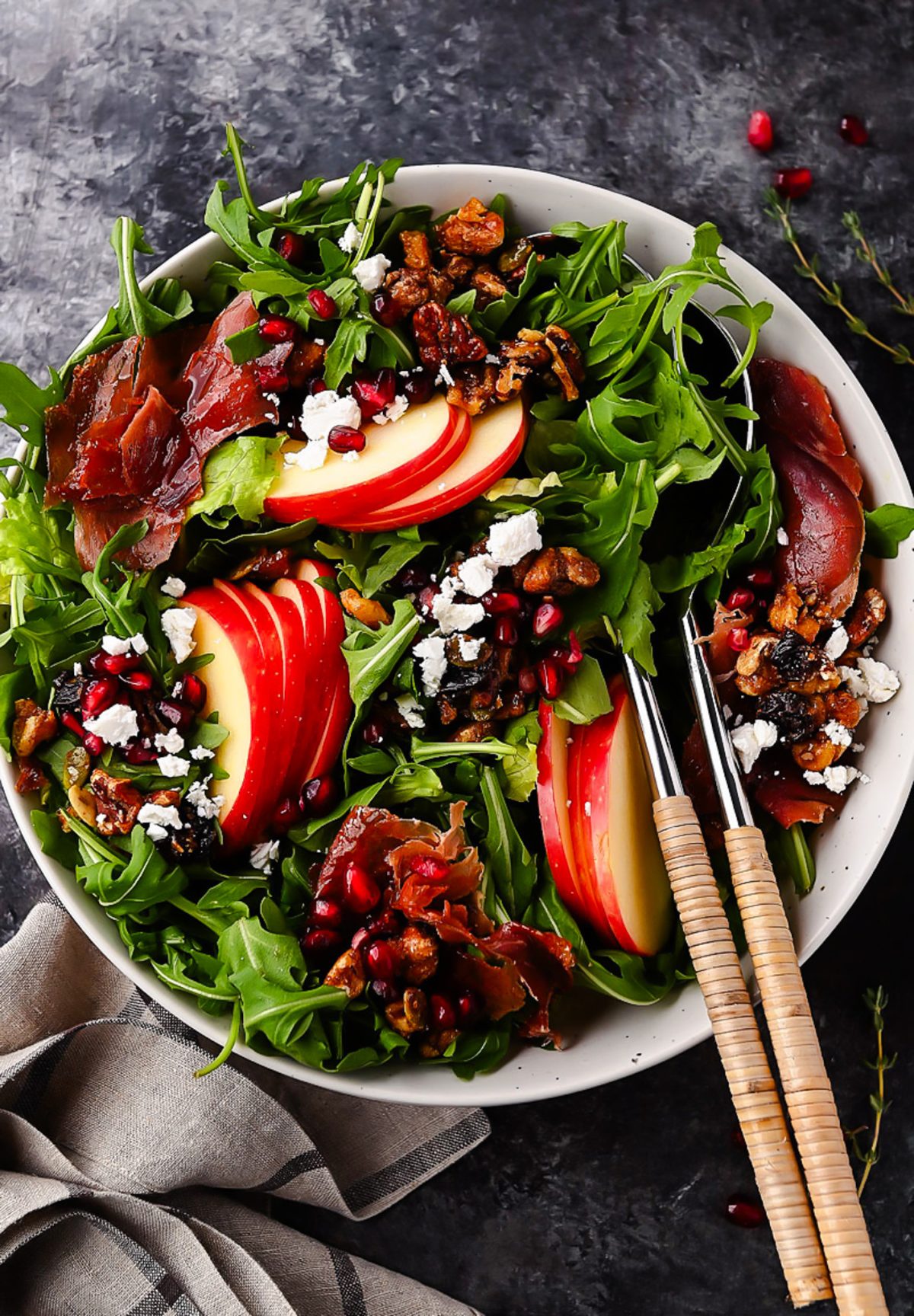 This Honeycrisp Apple, Prosciutto, and Feta Salad