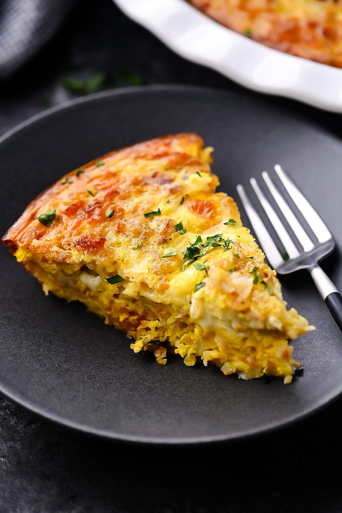 Sausage and Tater Tot Quiche