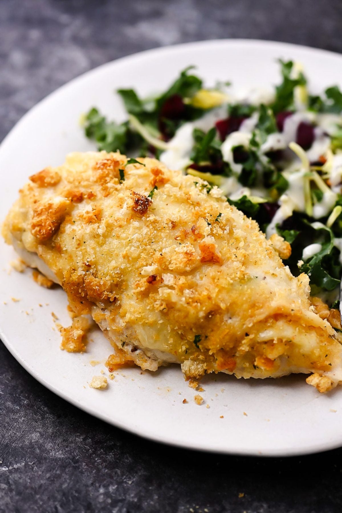 Creamy Baked Caesar Chicken
