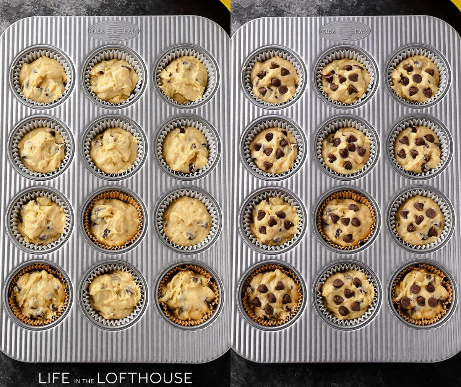 Greek Yogurt Banana Muffins steps