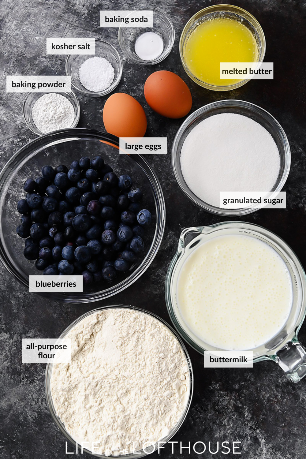 Fluffy Blueberry Pancakes