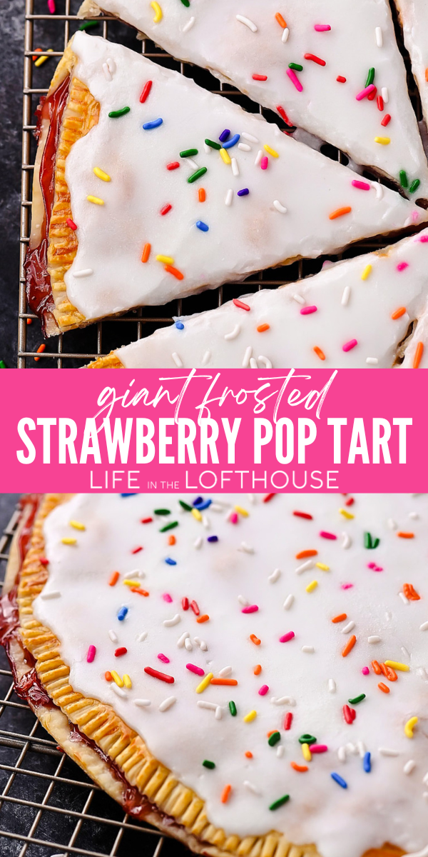 Giant Frosted Strawberry Pop Tart PIN
