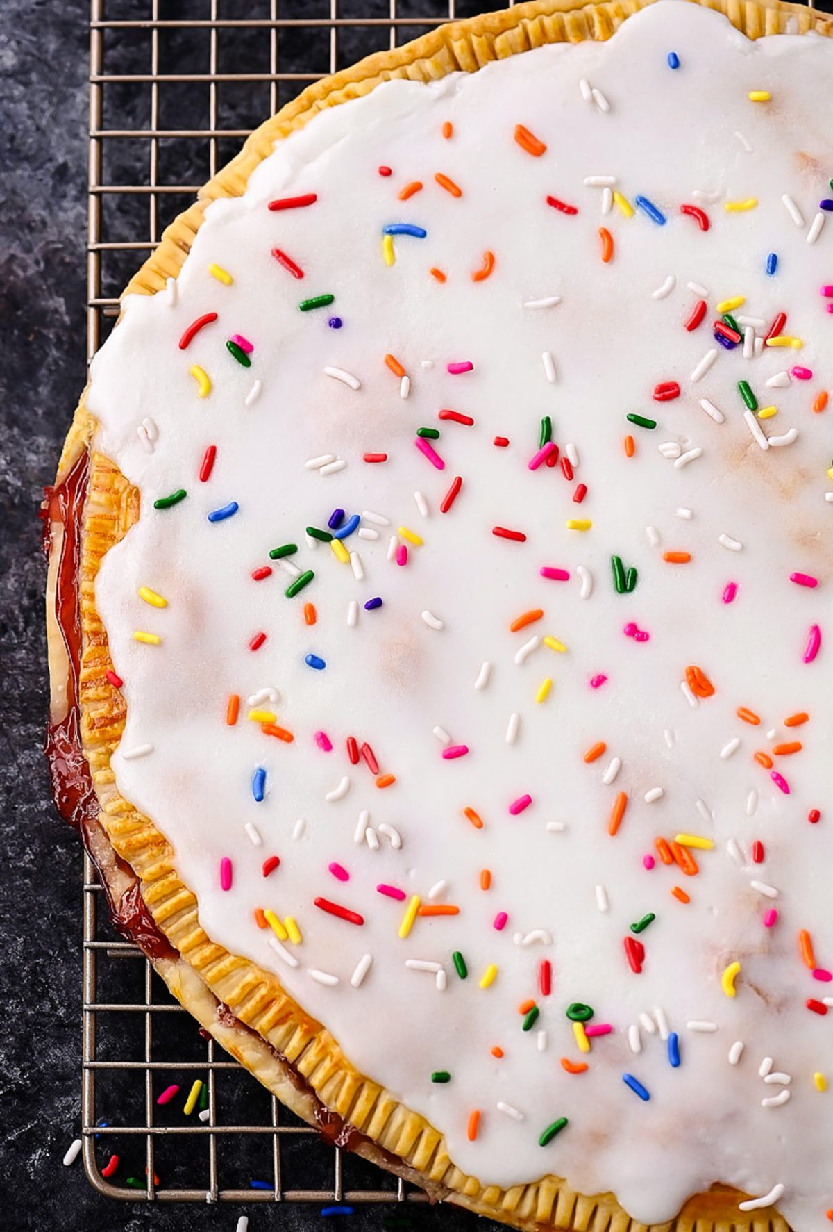 Giant Frosted Strawberry Pop Tart